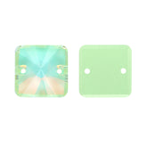 Light Azore AM Rivoli Square Shape High Quality Glass Sew-on Rhinestones WholesaleRhinestone